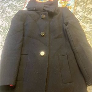 Kate spade Bow Black Coat/ size 0